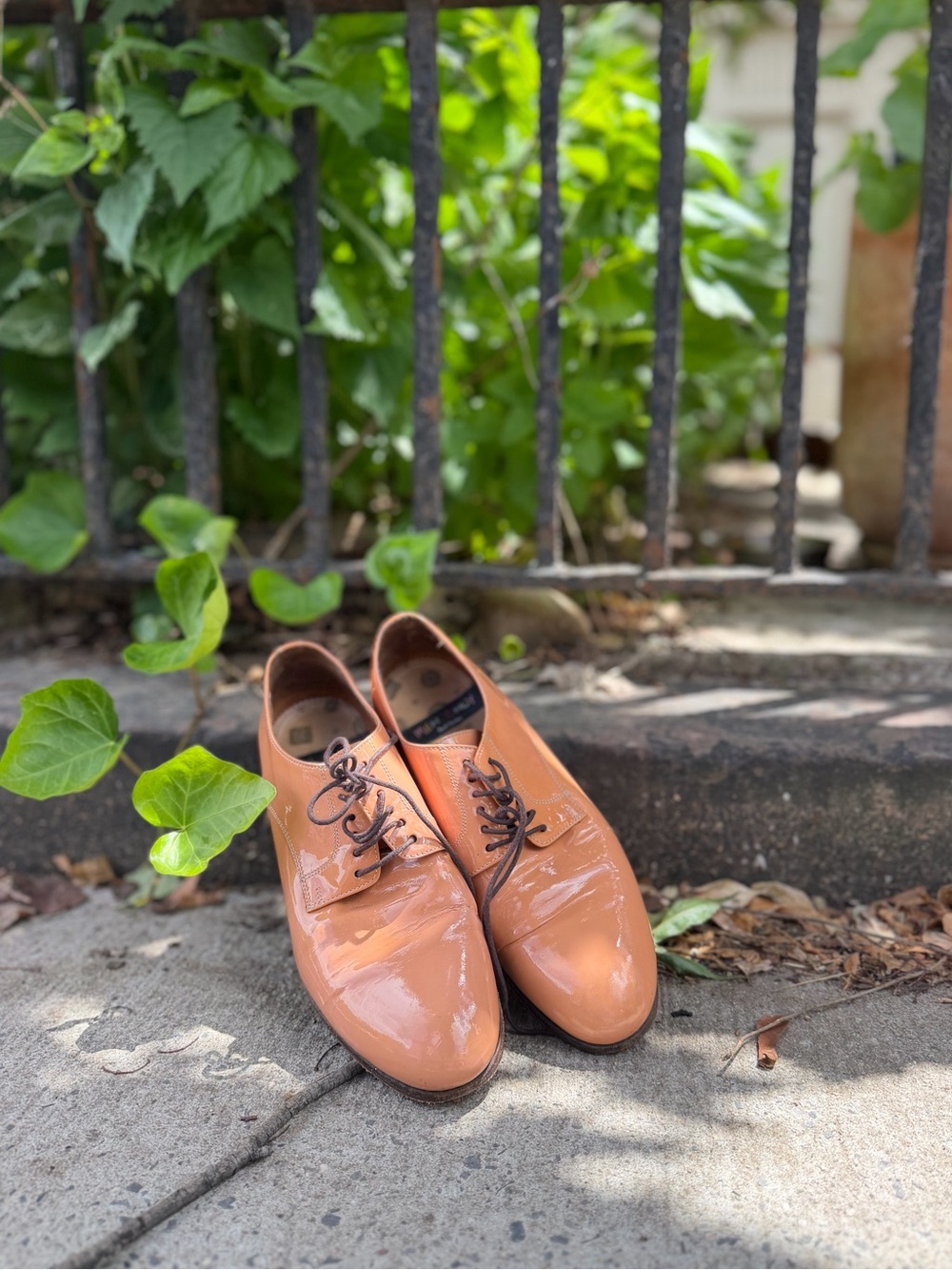 Paul Smith Patent Coral Oxford Shoes UK Sz 37 US 6/6.5 Eclectic Grandpa Academia